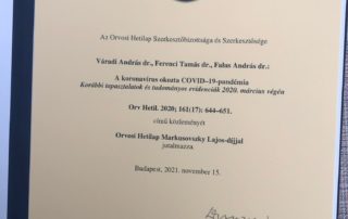 Markusovszky díj - Orvosi Hetilap